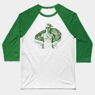 PIMK (3) // green solid style Baseball T-Shirt